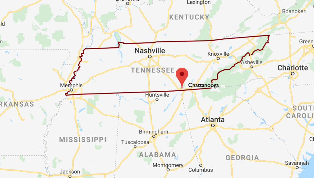 the larger area